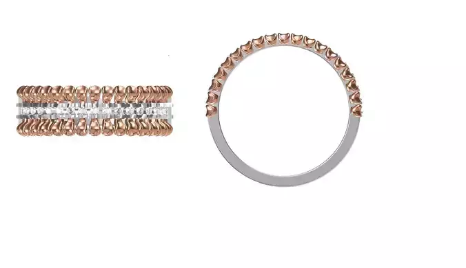 Women Engagement Wedding Ring STL JCD Details