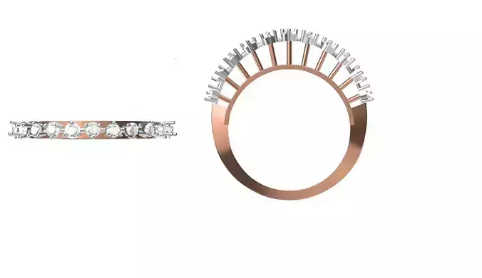 Women Engagement Wedding Ring STL JCD Details