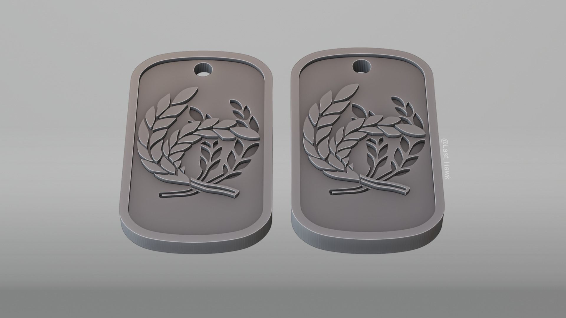 Abundance dogtag Honkai Star Rail 3D print model_7