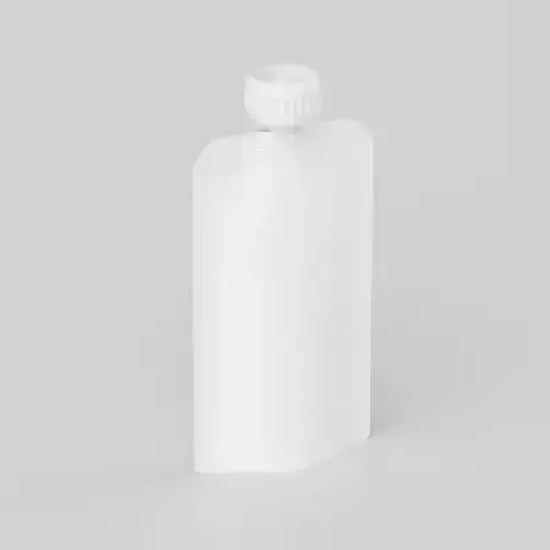 Plastic Pouch Bag Food Packaging Mockup