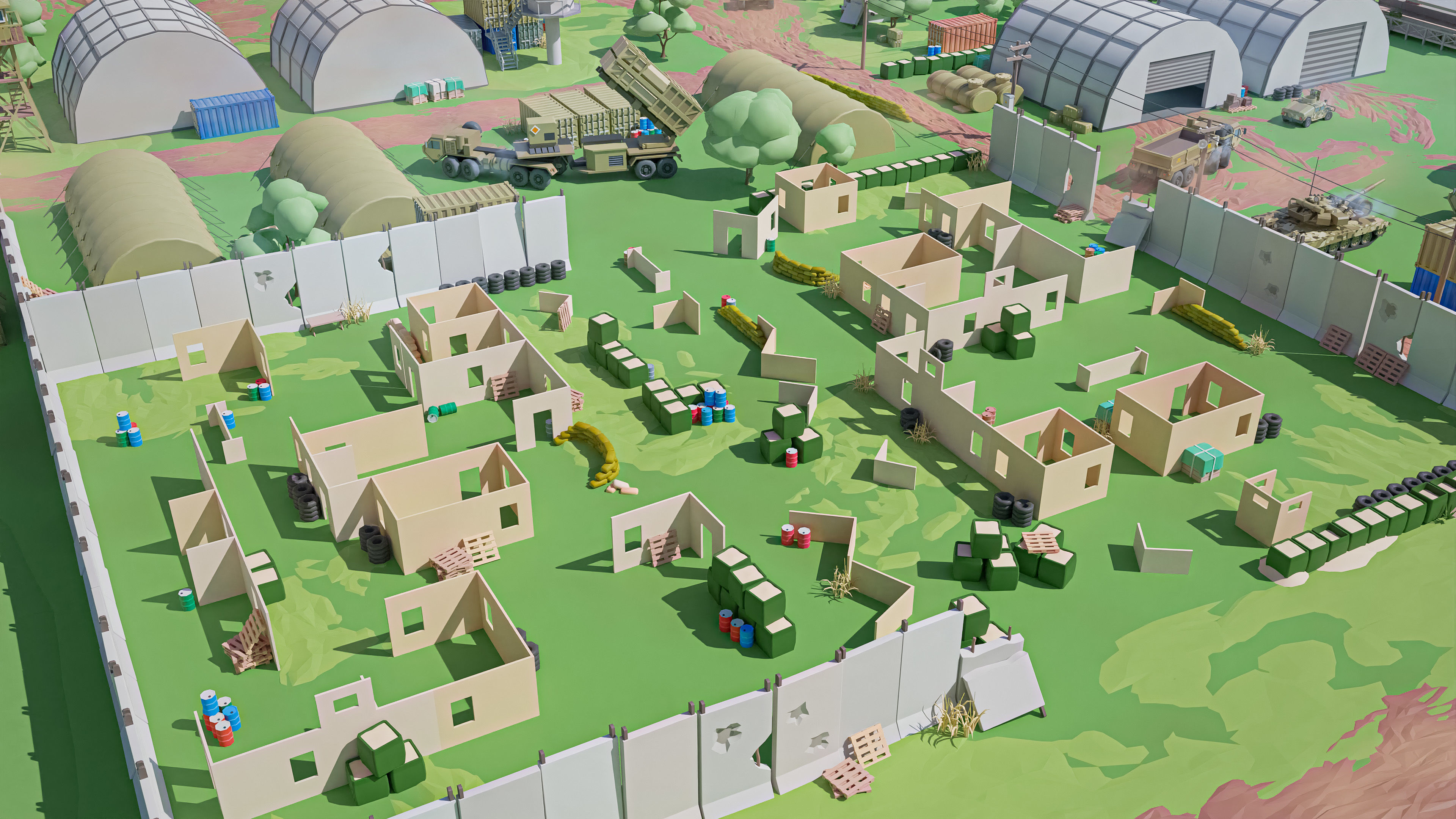 Military 2 Low-poly 3D model_20