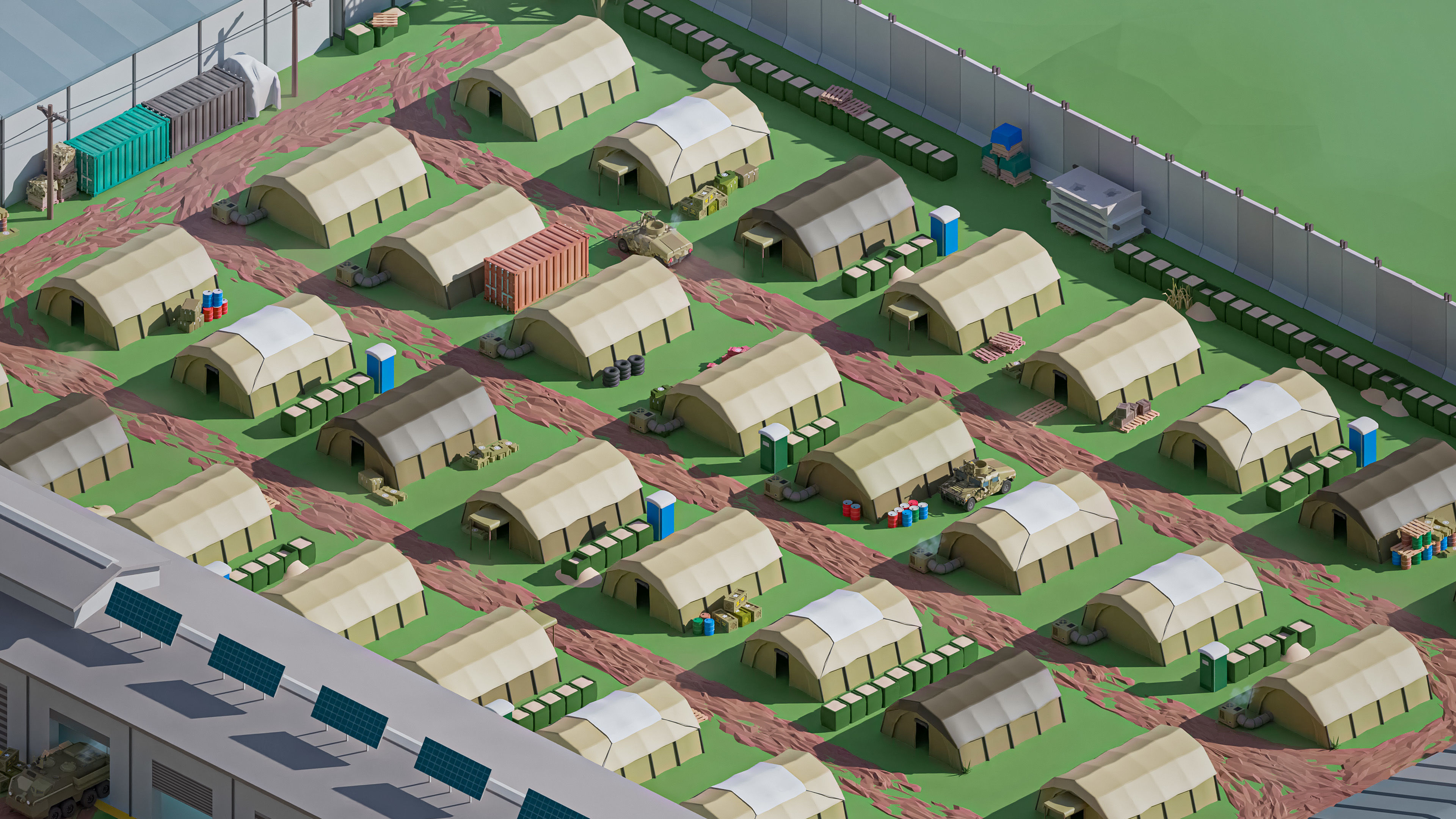 Military 2 Low-poly 3D model_17