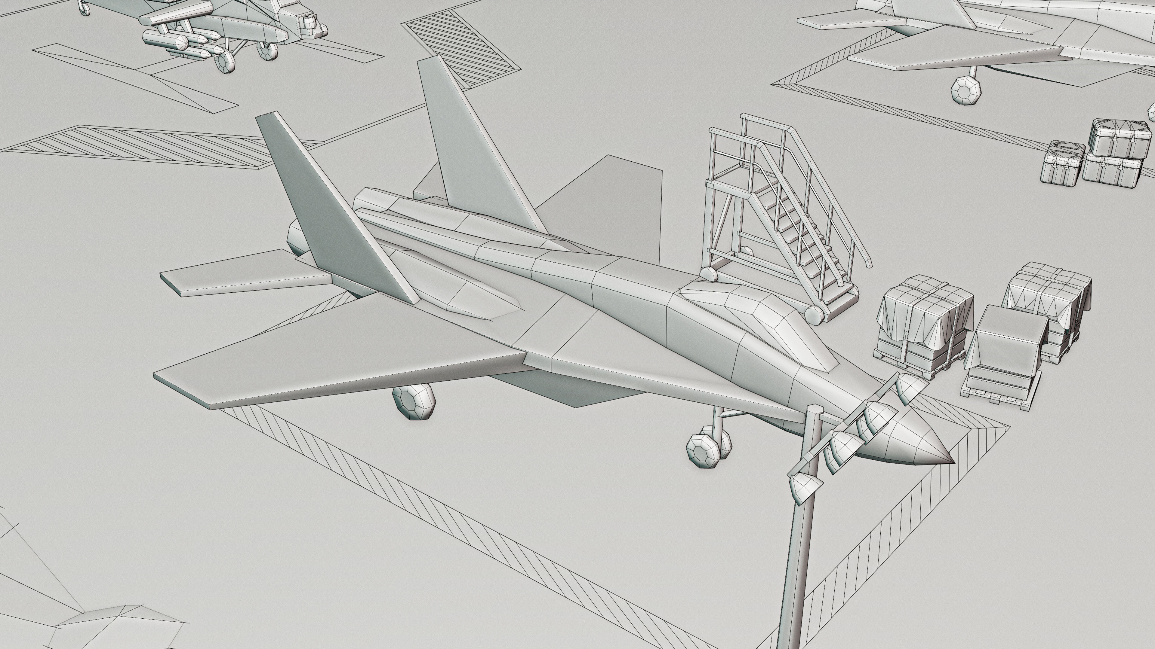 Military 2 Low-poly 3D model_51