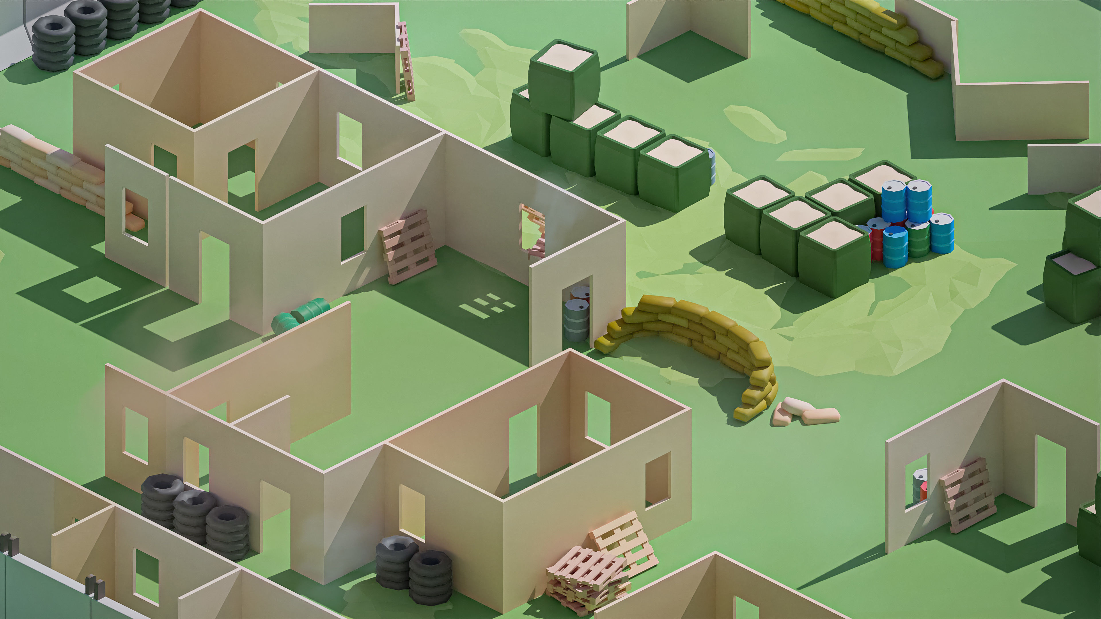 Military 2 Low-poly 3D model_39