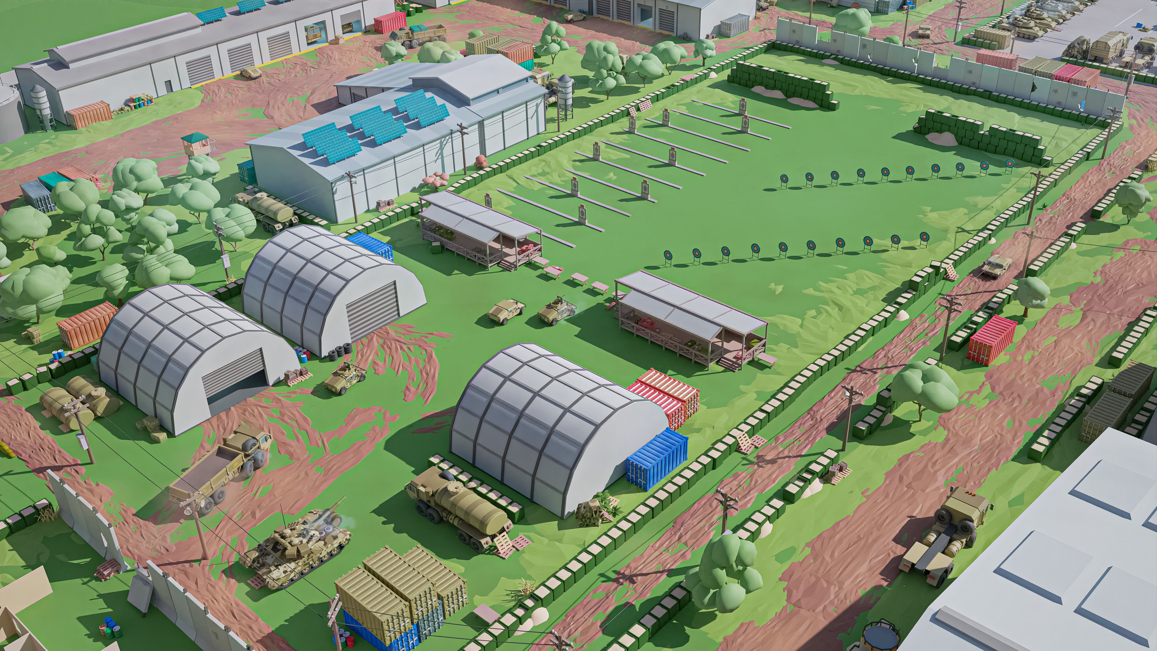 Military 2 Low-poly 3D model_30