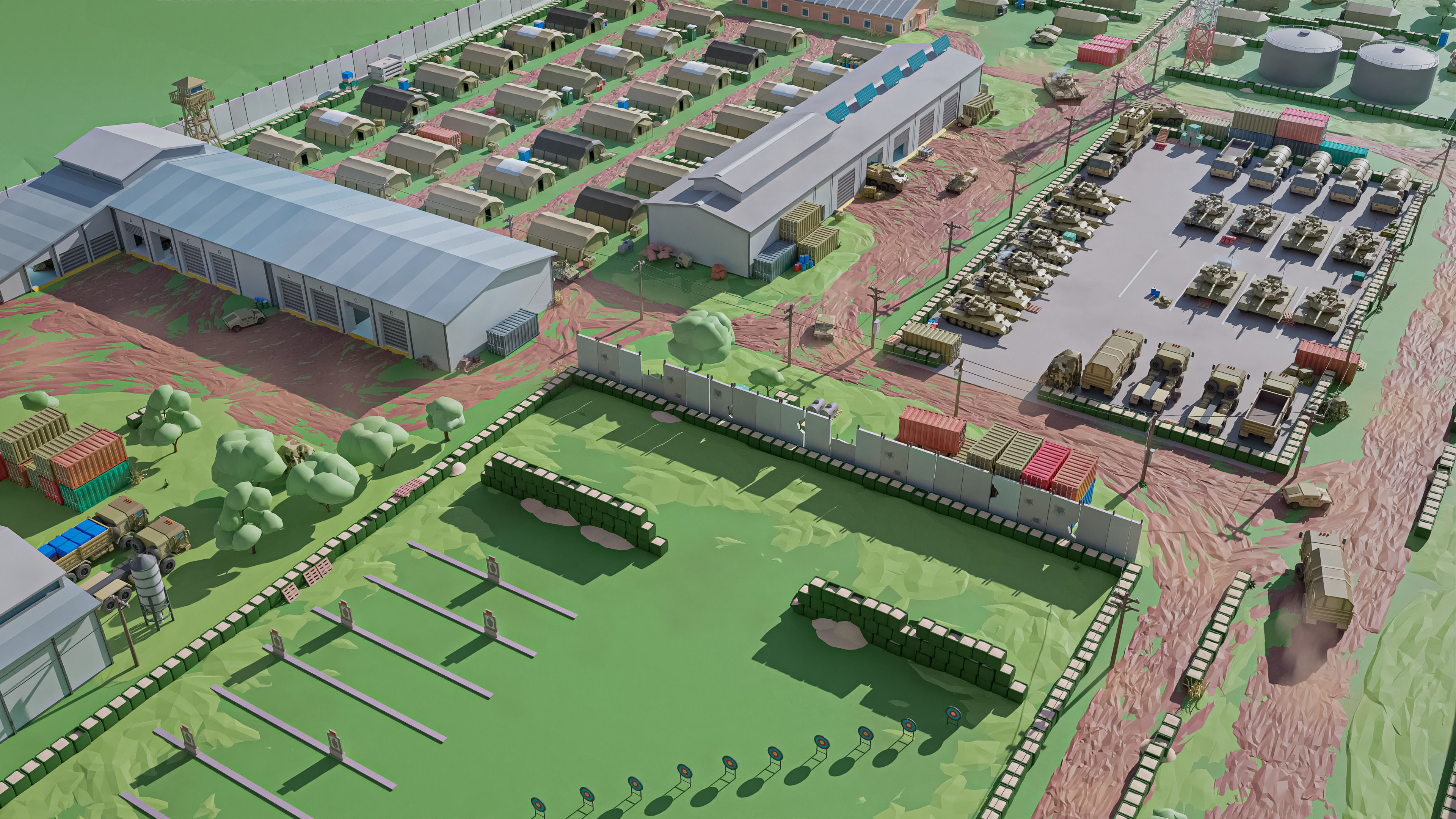 Military 2 Low-poly 3D model_24