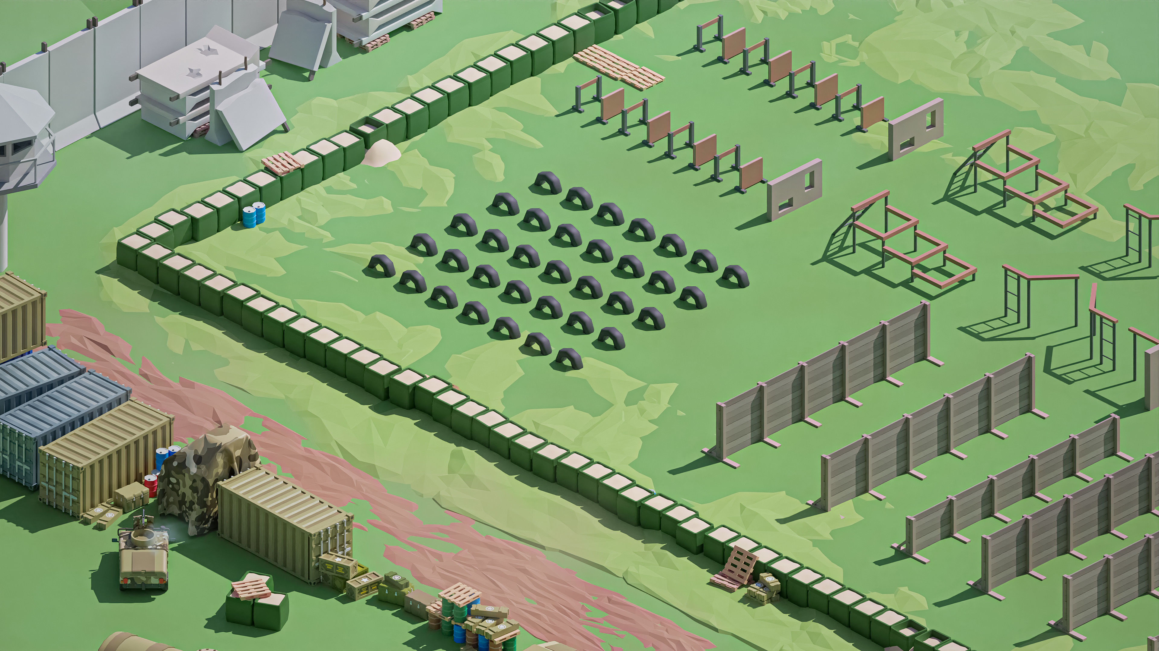 Military 2 Low-poly 3D model_43