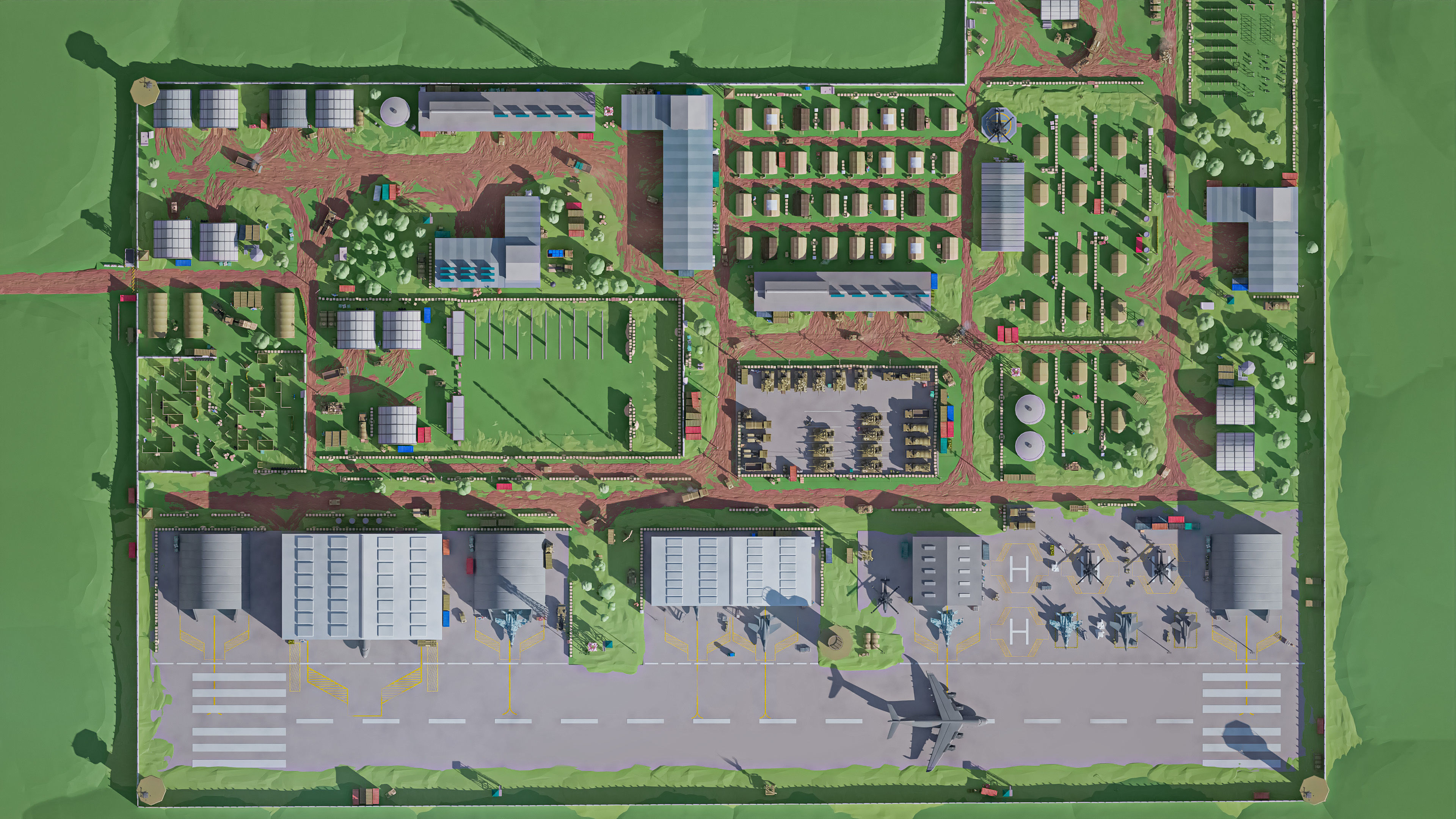 Military 2 Low-poly 3D model_7