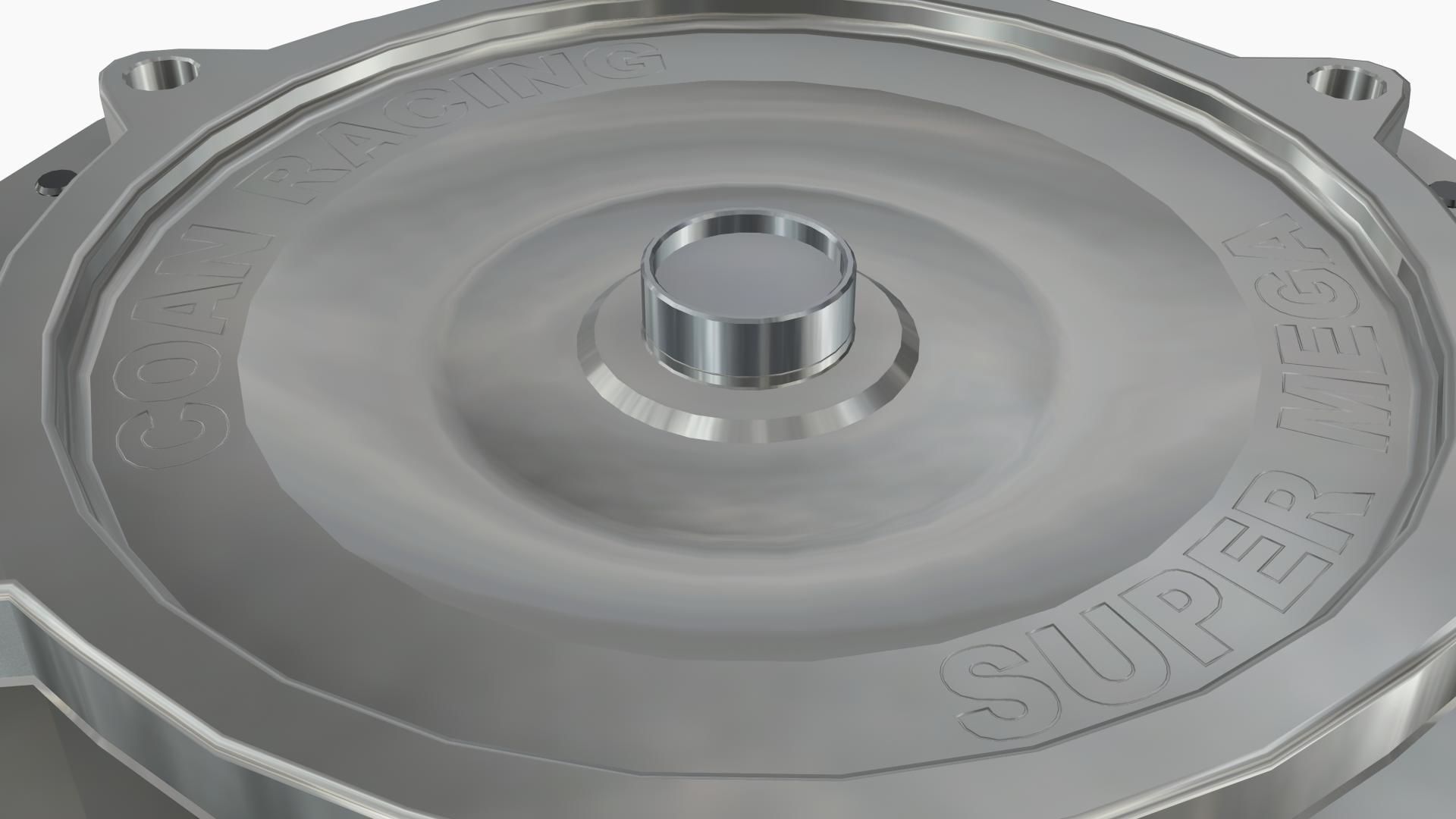 Bolt Together Torque Converter Low-poly 3D model_4