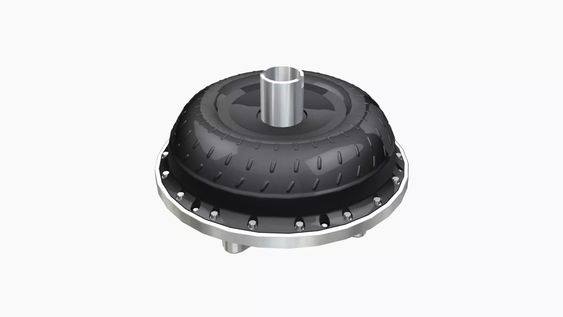 Bolt Together Torque Converter Low-poly 3D model_0