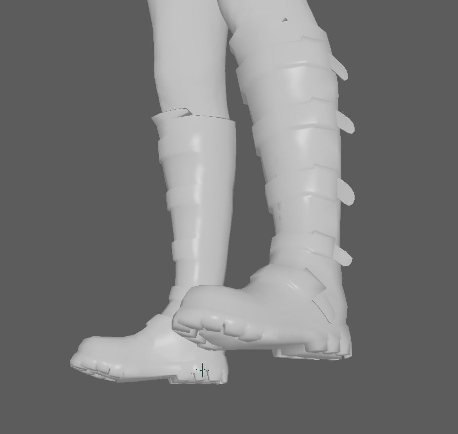 Glory - Female Rigged 3d Character  Low-poly 3D model_24