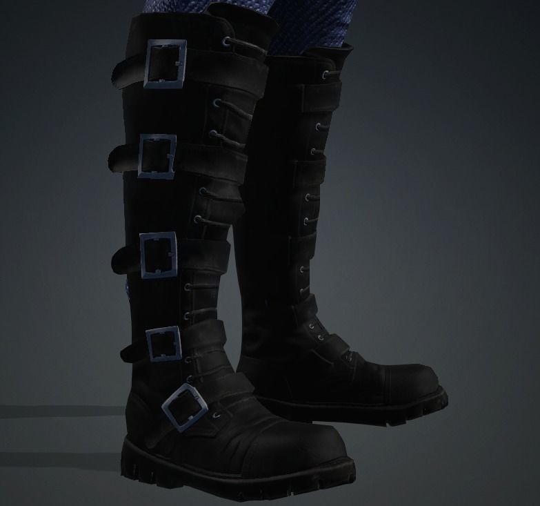 Glory - Female Rigged 3d Character  Low-poly 3D model_16