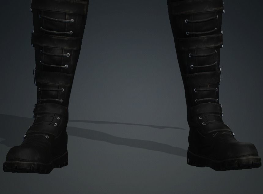 Glory - Female Rigged 3d Character  Low-poly 3D model_14