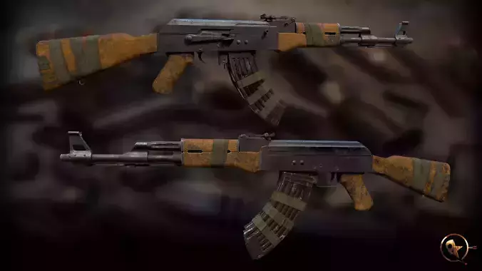 Ak-47 detailed model