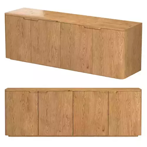 MADERO WIDE MEDIA CONSOLE 3D model