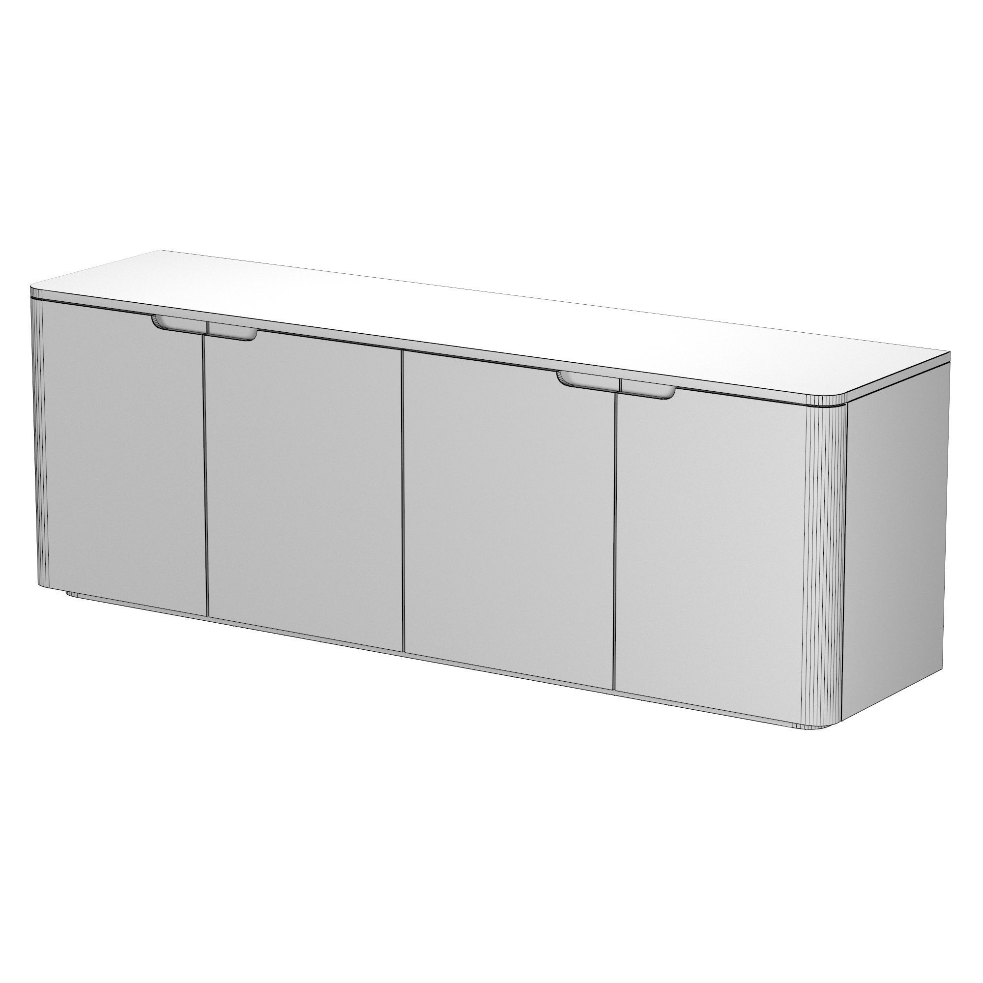 MADERO WIDE MEDIA CONSOLE 3D model_4