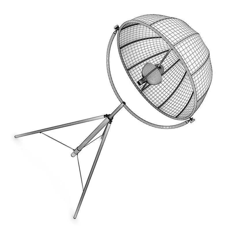 Standing Lamp 3D model_0