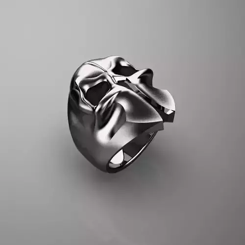 SKULL RING - JEWELRY 3D - AN-601