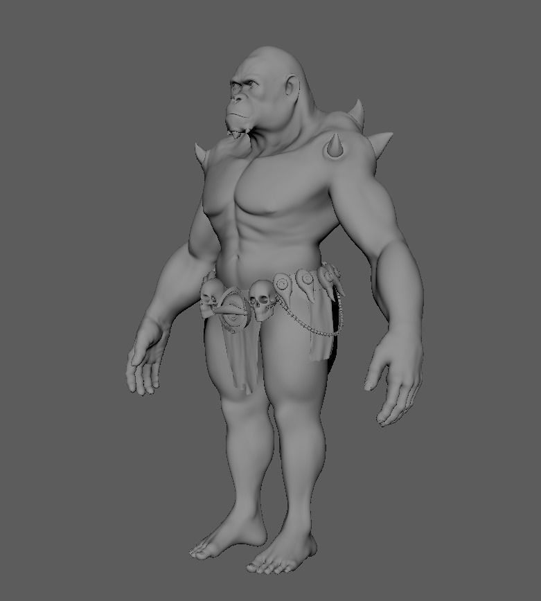 GORILLA 3D model_2
