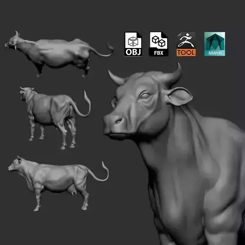 The Cow 3D model