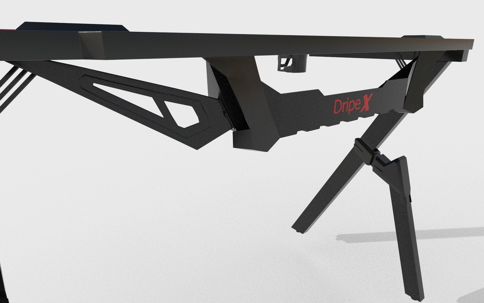 Gaming table 3D model_4