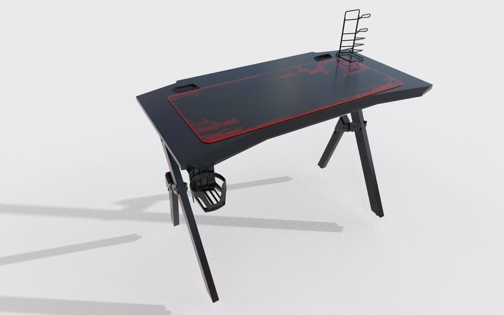 Gaming table 3D model_0
