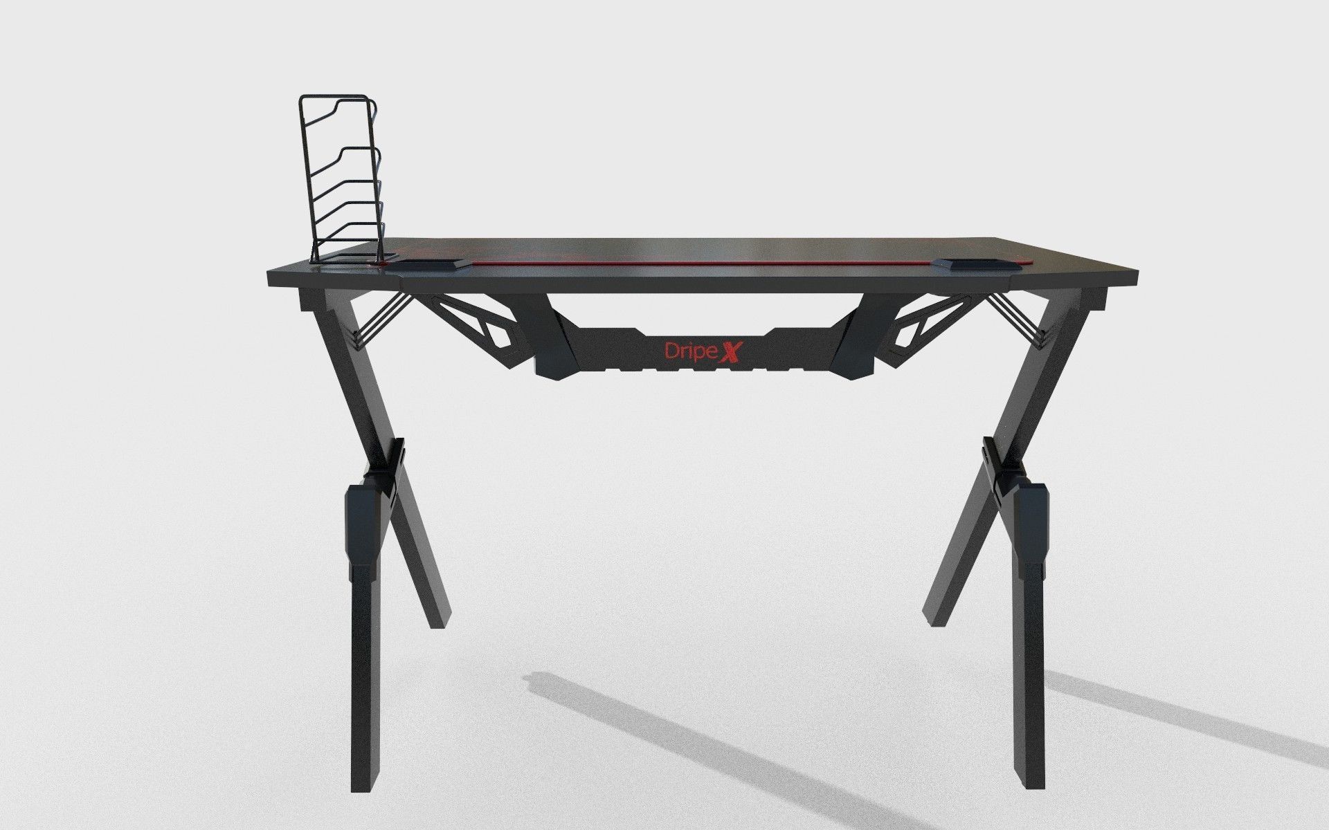 Gaming table 3D model_6