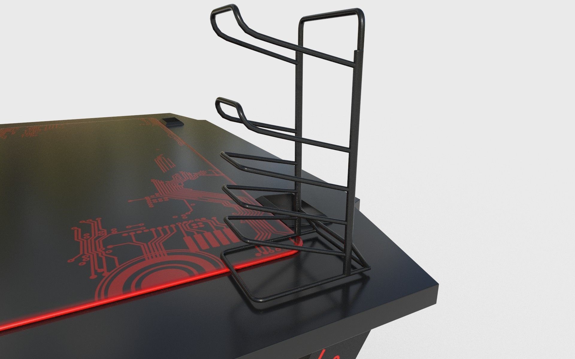 Gaming table 3D model_1