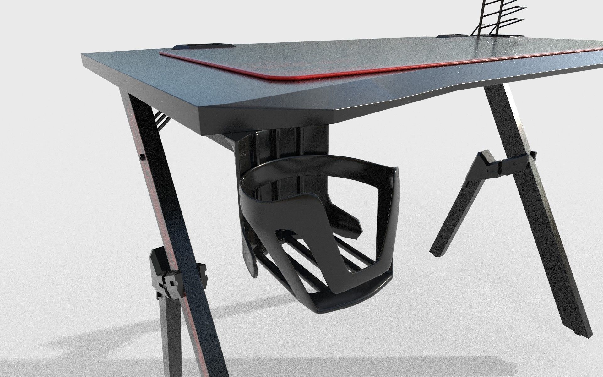 Gaming table 3D model_8