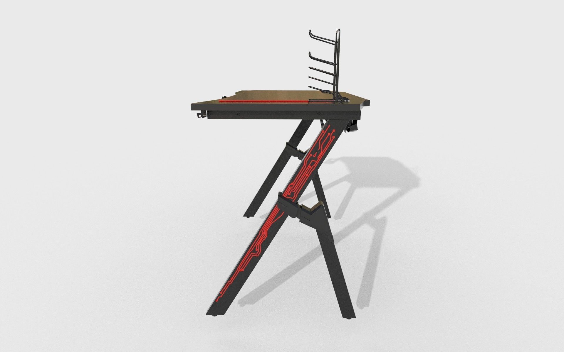 Gaming table 3D model_2