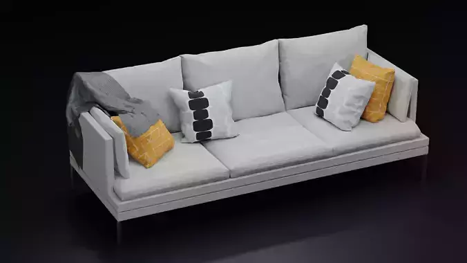 Modern 3D Couch