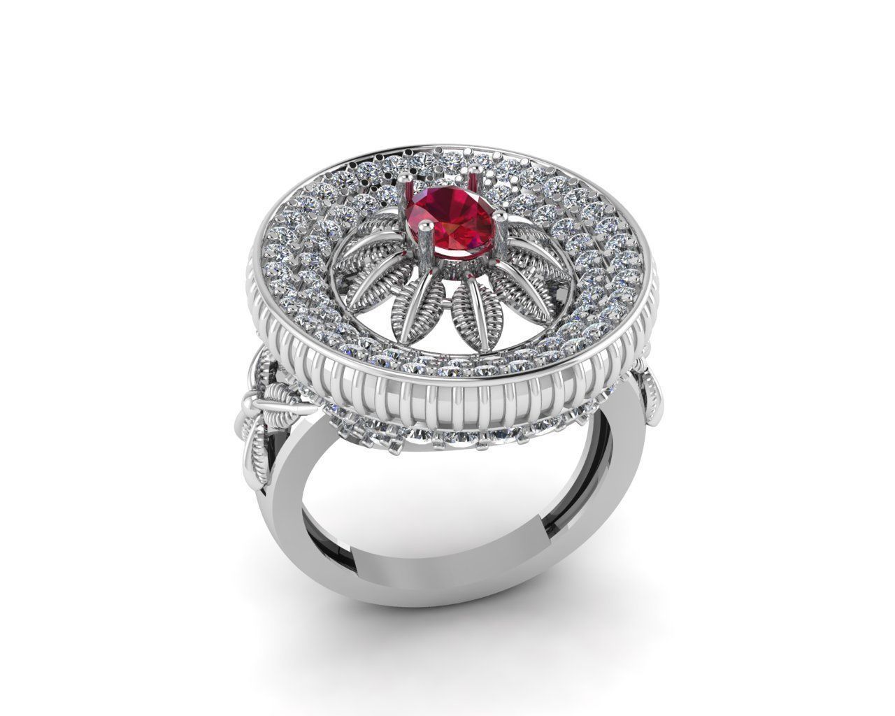 Rings 3D print model_1