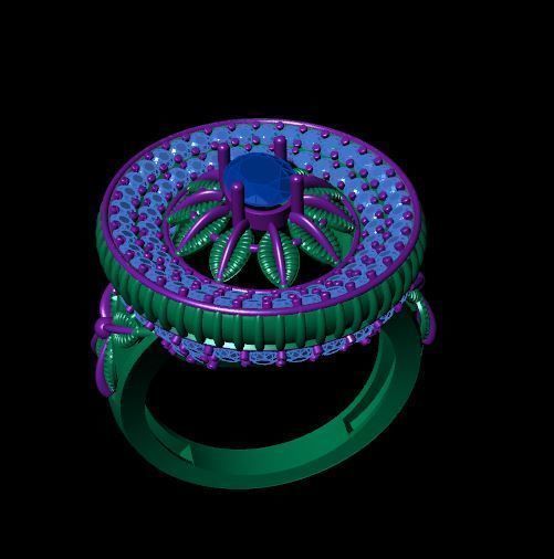 Rings 3D print model_2