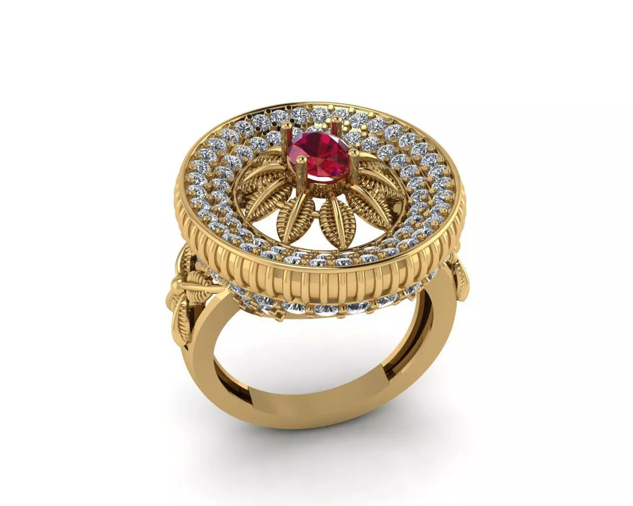 Rings 3D print model_0