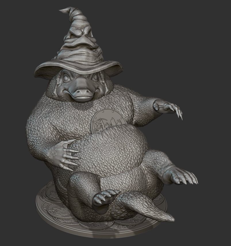 niffler harry potter  fantastic beast 3D print model_1