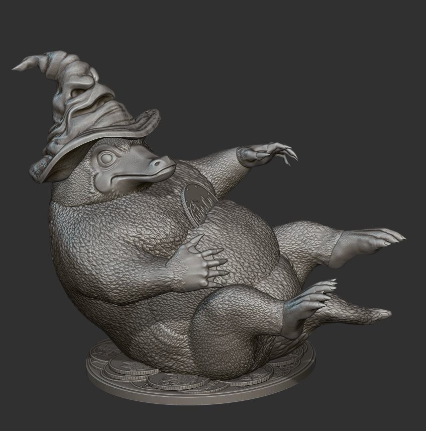 niffler harry potter  fantastic beast 3D print model_2