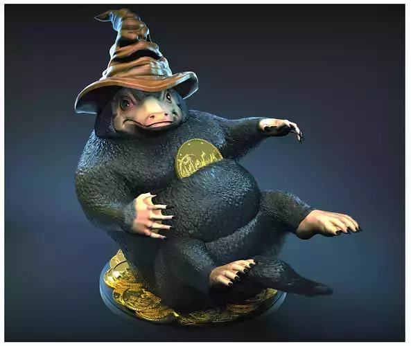 niffler harry potter  fantastic beast 3D print model