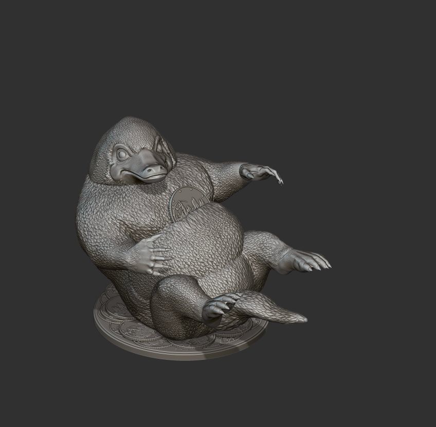 niffler harry potter  fantastic beast 3D print model_6