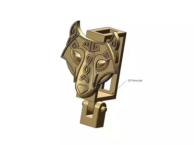 Wolf rectangular bail link