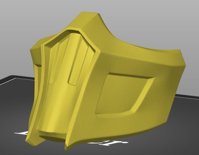 MK9 Noob Saibot Mask 3D print model_2