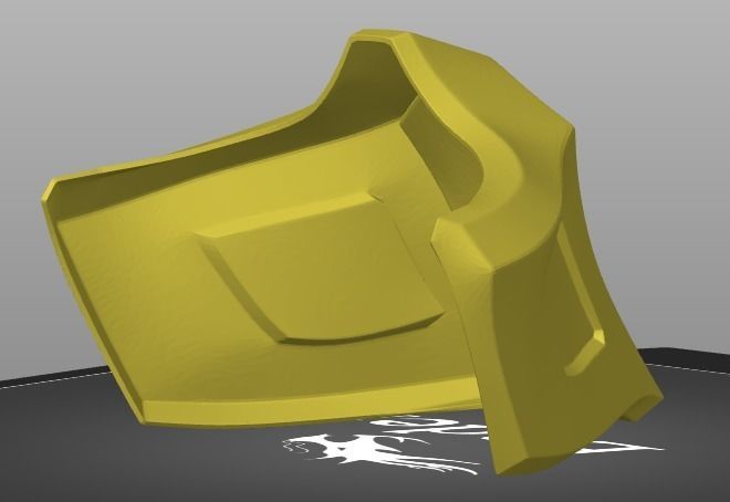 MK9 Noob Saibot Mask 3D print model_3