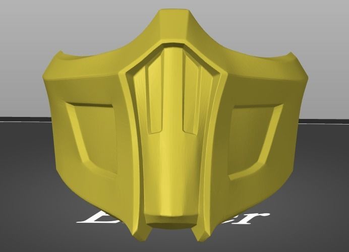 MK9 Noob Saibot Mask 3D print model_4