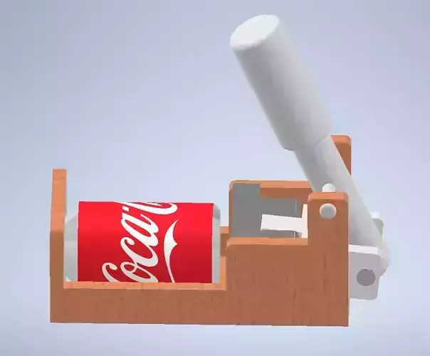 Manual Can Crusher 3D print model