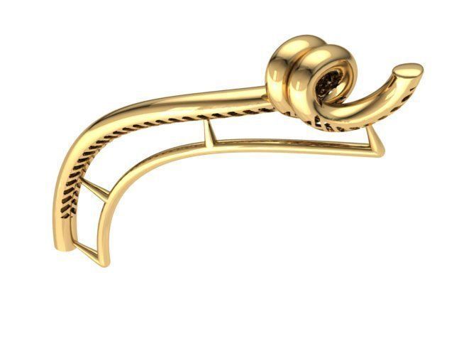 Half bracelets 3D print model_1