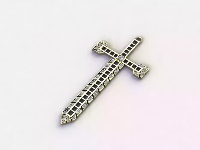 Cross Jesus Christ Pendant Cad P8
