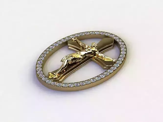 Cross Jesus Christ Pendant Cad P6