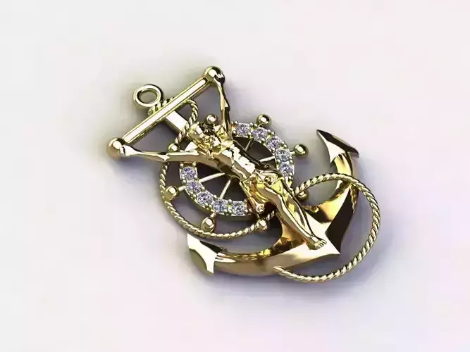 Cross Jesus Christ Pendant Cad P11