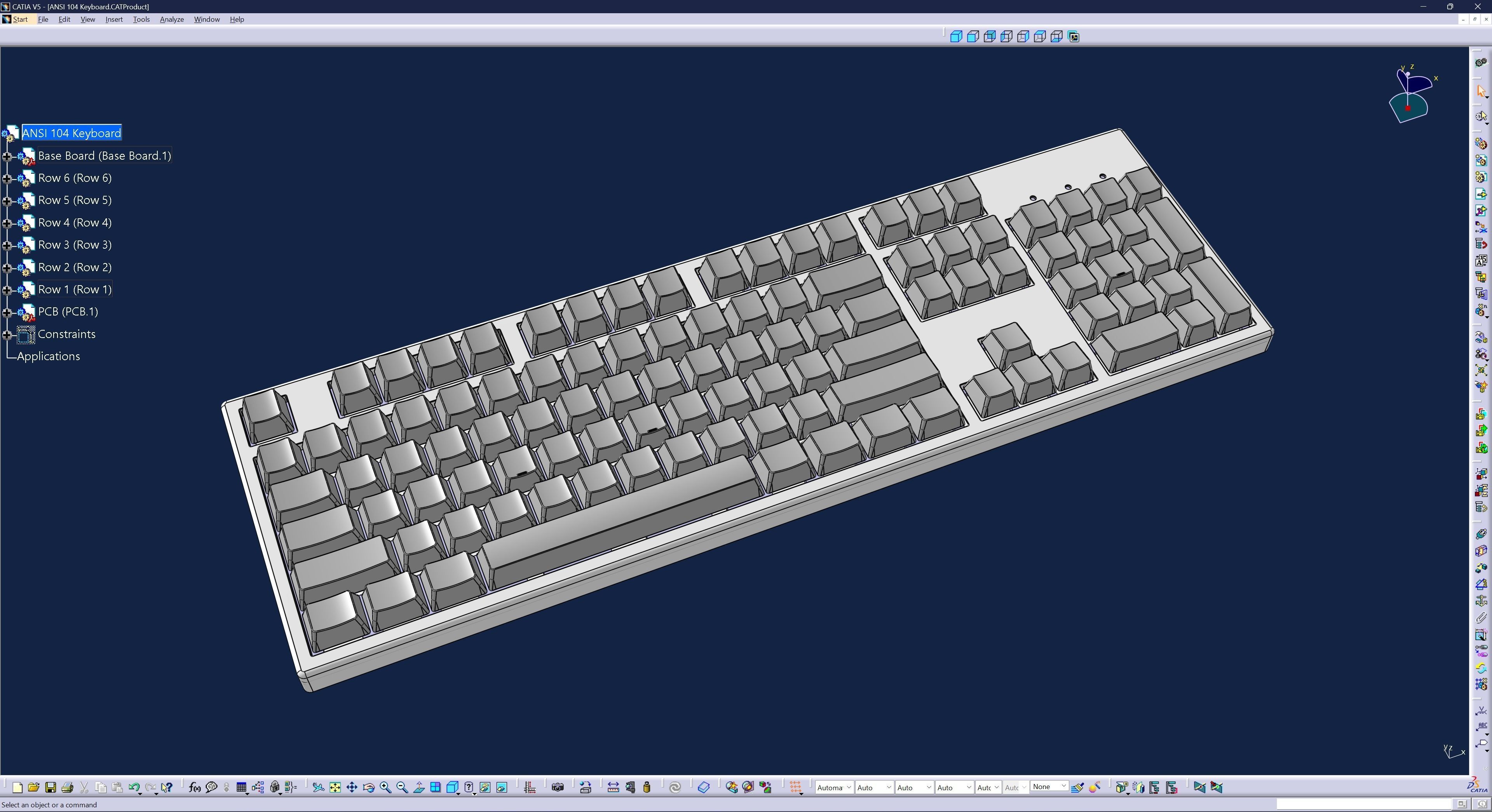 Mechanical Keyboard  3D model_18