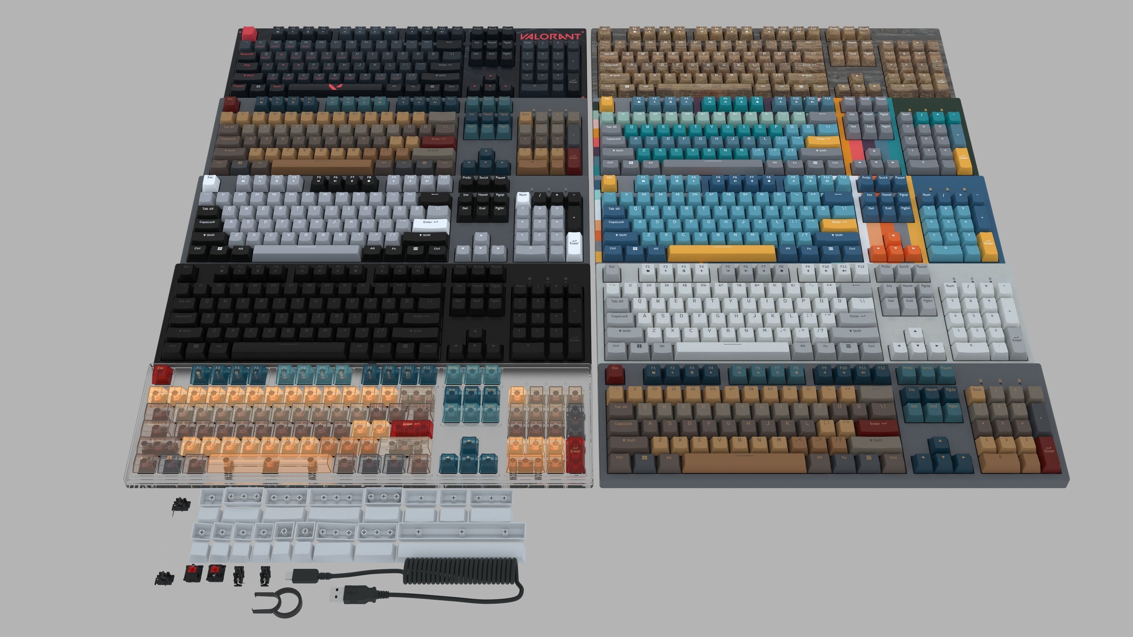 Mechanical Keyboard  3D model_40