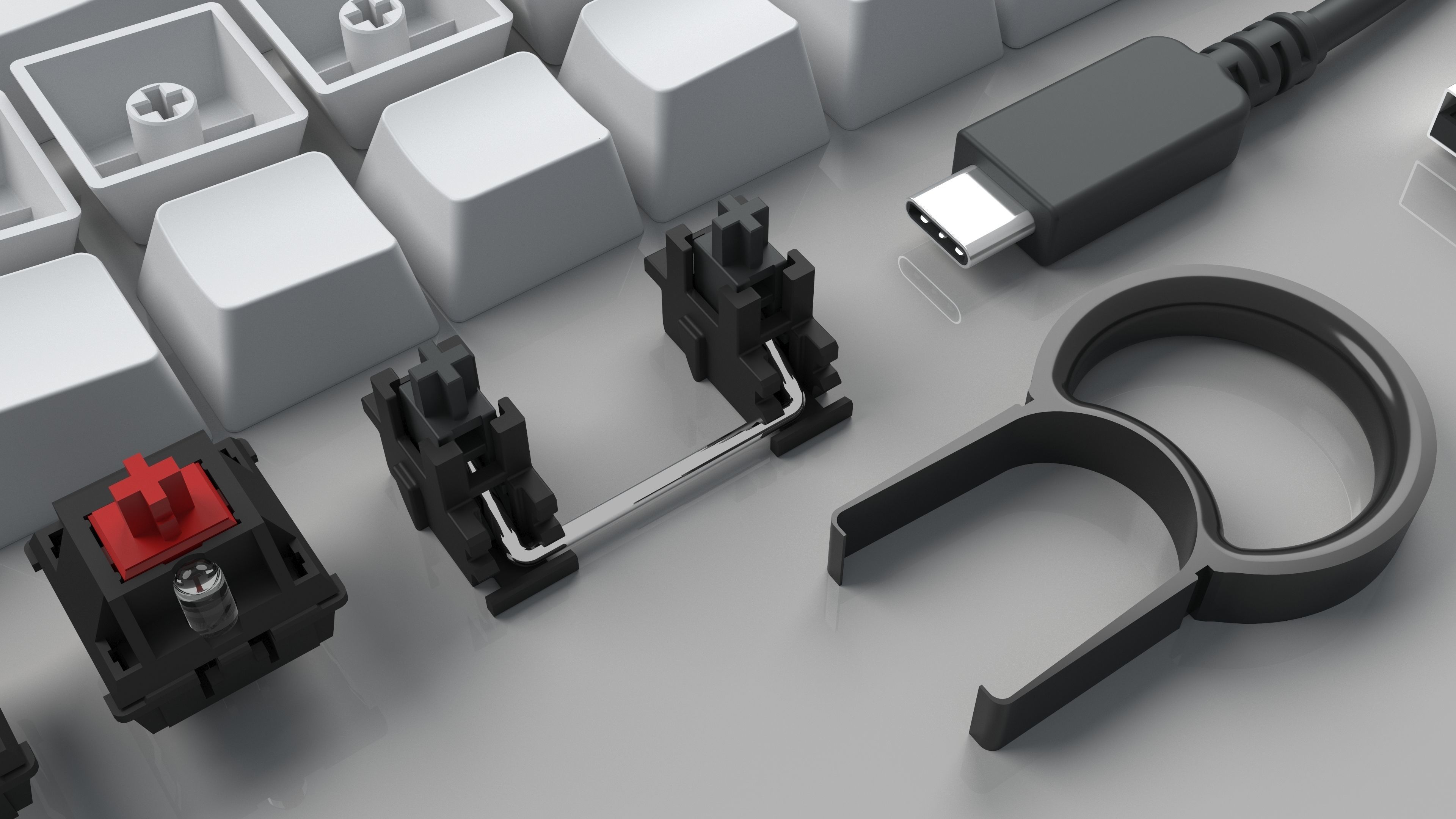 Mechanical Keyboard  3D model_8